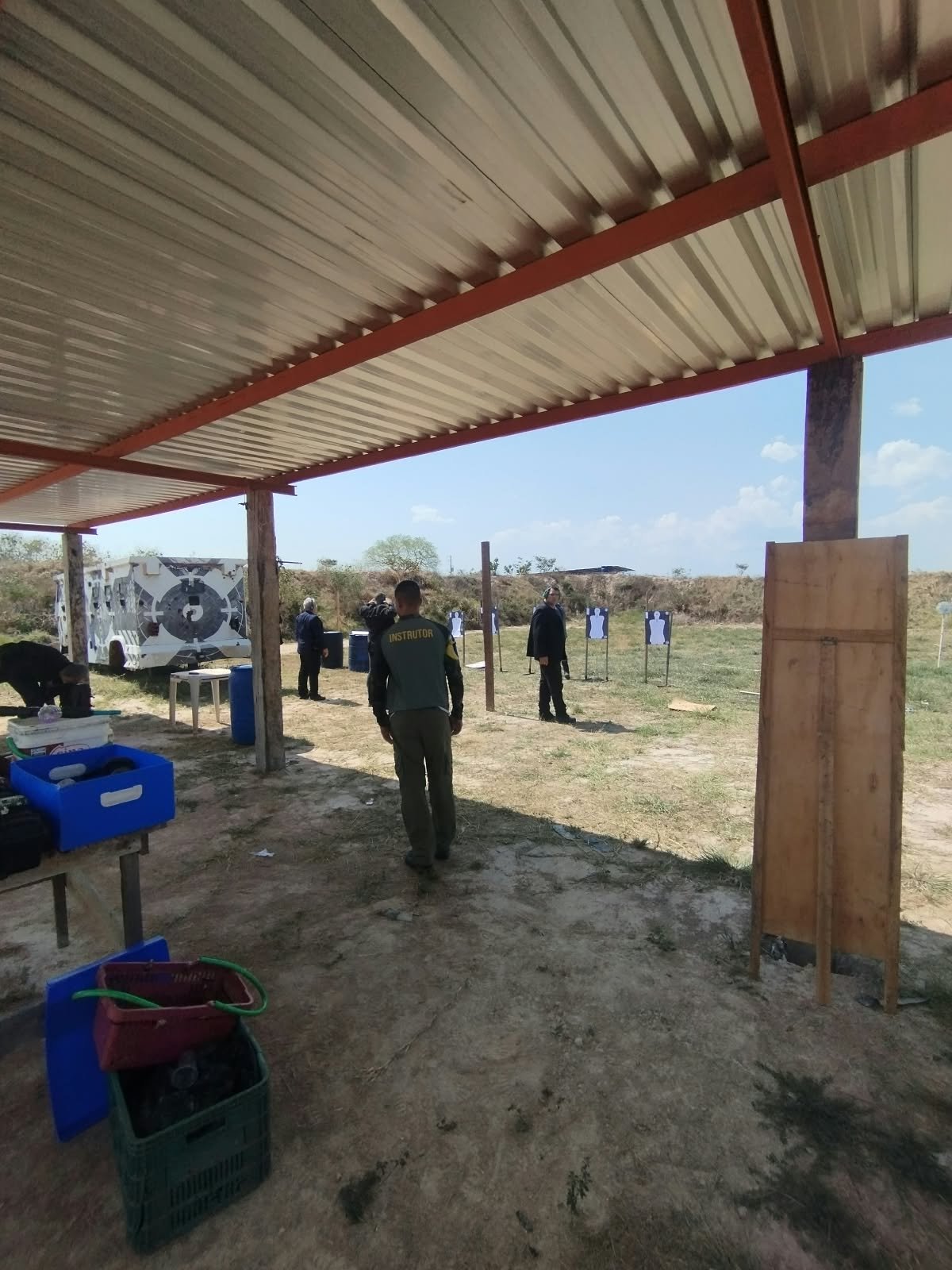 Treinamento de segurança em ambiente externo